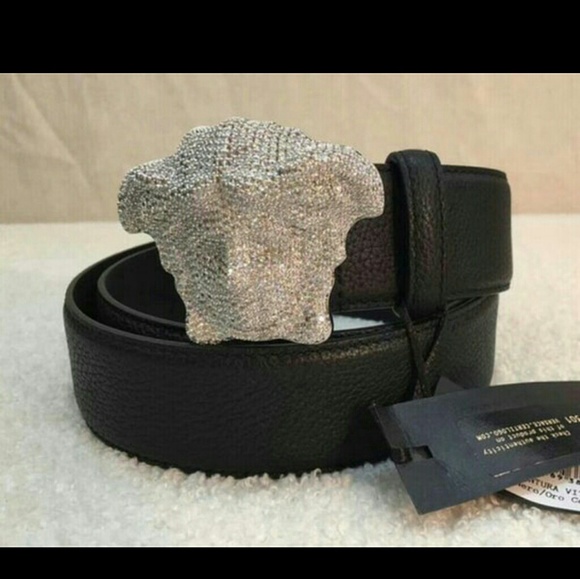 mens crystal belt